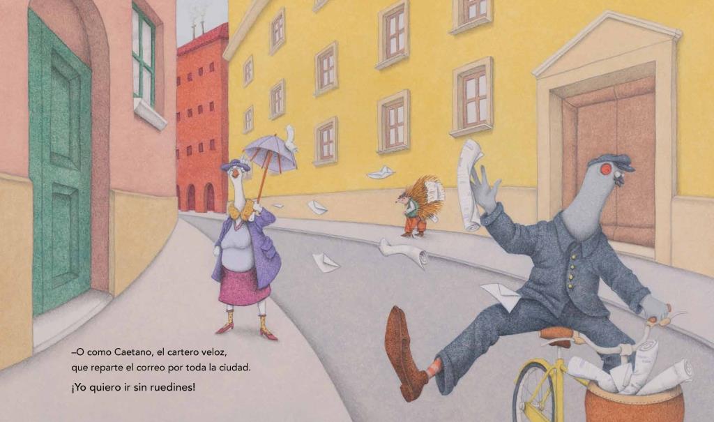 ¡Quiero ir sin ruedines!