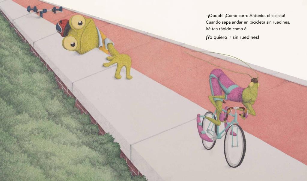 ¡Quiero ir sin ruedines!