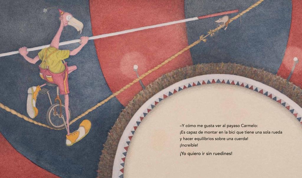 ¡Quiero ir sin ruedines!