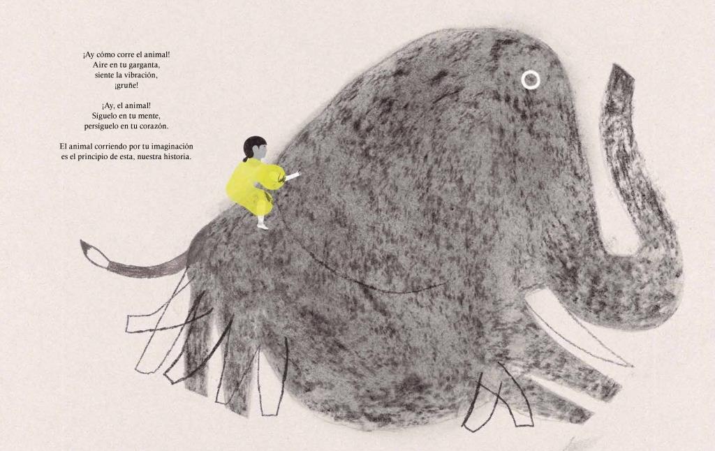 El animal en la piedra