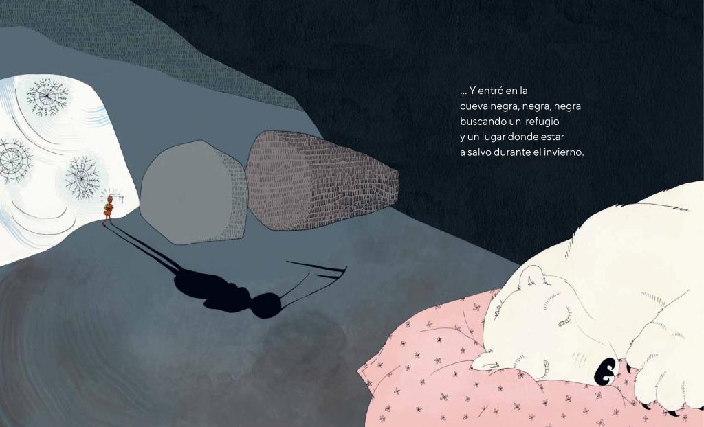 El oso blanco y la hormiguita