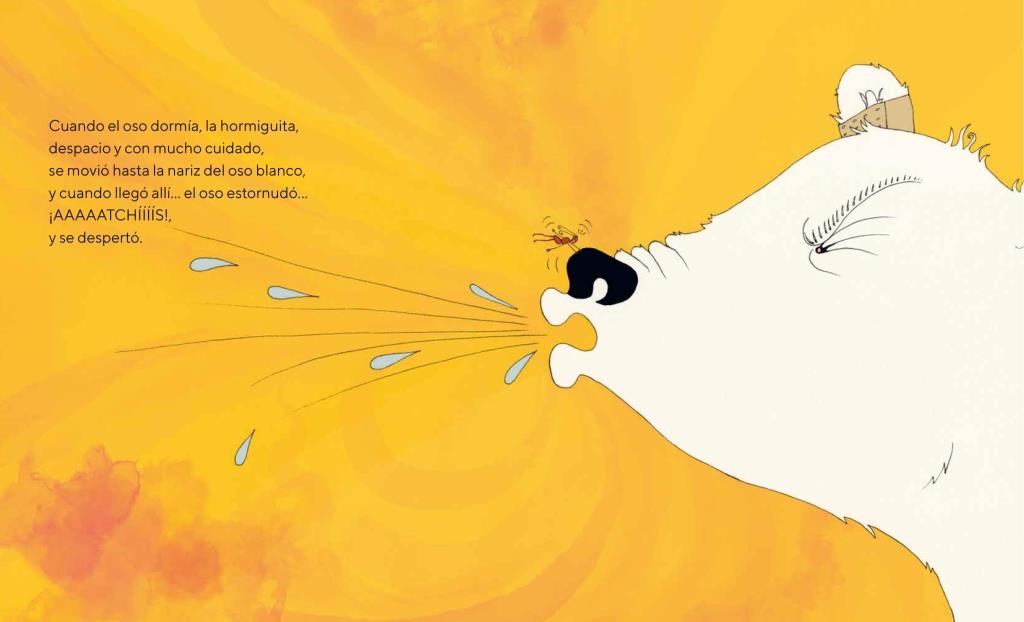 El oso blanco y la hormiguita